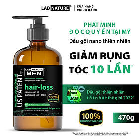 Dầu gội Lab Nature Men Hair-loss 470g - Công nghệ Nano Giảm Rụng Tóc 10 Lần
