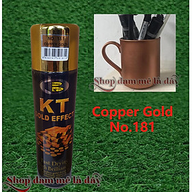 Sơn mạ vàng hồng KT Coppper gold No.181 gold effect Bosny - Thái Lan