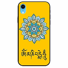 Ốp lưng in cho Iphone Xr Mẫu Om Mani Padme Hum