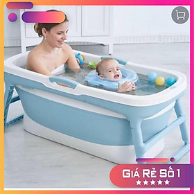 Mua Bồn tắm gấp gọn dành cho người lớn chất liệu nhựa PP và hạt nhựa TPE  dài 140cm có thể làm bể bơi trẻ em