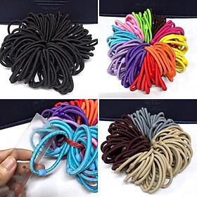 Thun cột tóc dày lớn đủ màu 100 sợi