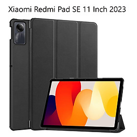 Bao Da Cover Dành Cho Xiaomi Redmi Pad SE 11 Inch 2023 Hỗ Trợ Smart Cover Máy Tính Bảng