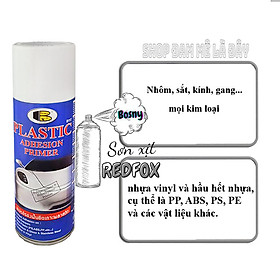Mua Sơn lót cao cấp  plastic primer Bosny - Tăng độ bám dính sơn lên bề mặt sản phẩm -  dung tích 400ml - Thái Lan  sơn lên nhựa  ô tô  xe máy
