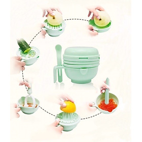 Mua Bộ 10 Món Chế Biến Ăn Dặm Kiểu Nhật Cho Bé (Giao Màu Ngẫu Nhiên)