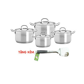 Mua Bộ nồi inox 304 bếp từ 3 đáy Fivestar 4 món FS08CV