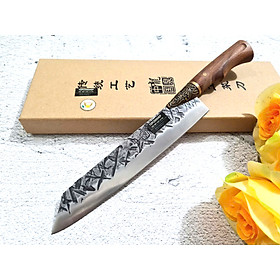 Mua DAO BẾP - DAO THÁI HOA VĂN KHÂU ĐỒNG MÃ A1 DT157 NT topcomshop vn