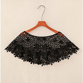 Áo khoác lửng, áo choàng vai mặc với đầm, với áo dây V1 C014