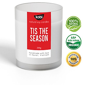 Mua Nến thơm Kobi cao cấp làm từ 100% sáp đậu nành  giúp giảm stress  sang trọng  tinh tế -200g