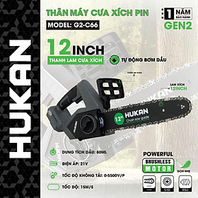 Mua THÂN MÁY CƯA XÍCH PIN 850W BODY G2-C66 HUKAN -HÀNG CHÍNH HÃNG