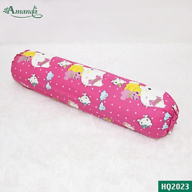 Mua Vỏ gối ôm 35*105cm  HQ2023 chất liệu cotton lụa satin Hàn Quốc mềm mịn không bị co rút