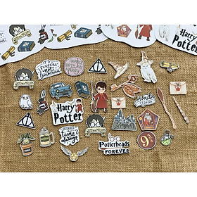 SET 30 MIẾNG DÁN STICKER TRANG TRÍ HARRY POTTER 