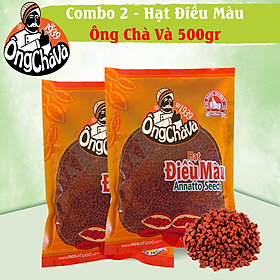 Combo 2 túi hạt điều màu ông chà và 500gr