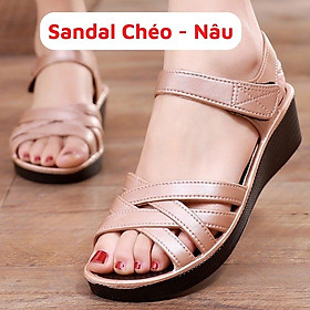 Dép Sandal nữ quai ngang hình đan siêu nhẹ êm chân hot 2022 - Mã SP : sandal đan chéo