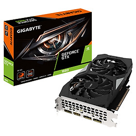 Card màn hình GIGABYTE GeForce GTX 1660 6GB GDDR5 OC (GV-N1660OC-6GD) - Hàng Chính Hãng