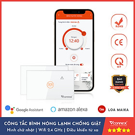 Mua Công tắc bình nóng lạnh thông minh wifi  cảm ứng hình chữ nhật 2500W.