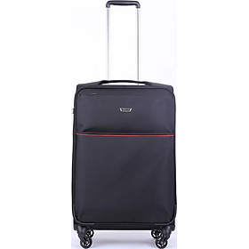 Vali Kéo Vải Du Lịch SAKOS  ELITE 6 - Size M (24inch)/ Ký Gửi (Trung) - Khóa TSA - Chống Thấm, Trượt Nước