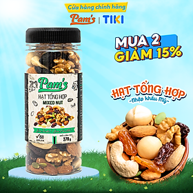 Hạt Dinh Dưỡng Tổng Hợp Mix 6 Loại Macca, Hạnh Nhân, Hạt Điều, Nhân Hạt Óc Chó, Hạt Bí, Nho Úc Pams