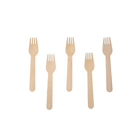 Mua Nĩa Gỗ Dài 16cm Dùng Ăn Bánh An Toàn Thực Phẩm