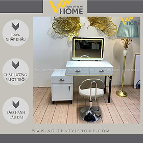 Mua Bàn trang điểm  bàn phấn kèm gương tích hợp đèn LED kèm nút cảm ứng thông minh và ngăn kéo để đồ tiện lợi BTD-00072