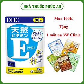 Viên uống bổ sung vitamin E DHC Nhật Bản 30 - 90 ngày giúp chống lão hoá, đẹp da