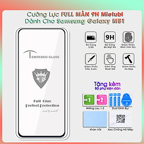 Kính Cường Lực 9H Full Màn Hình Dành Cho Samsung Galaxy M51- Hàng Chính Hãng
