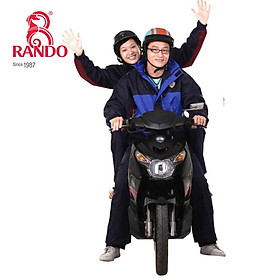 Bộ quần áo mưa 2 công dụng Rando RB2 (Xanh đen phối)