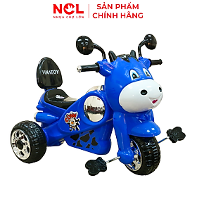 Xe 3 bánh Nhựa Chợ Lớn Vespa Bò Con (Không nhạc) - M1803A-X3B - Giao màu ngẫu nhiên
