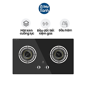 Bếp Gas Âm 2 Vùng Nấu Electrolux EHG723BA 78 cm - Đánh Lửa IC