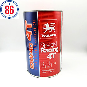 Dầu nhớt tổng hợp WOLVER SPECIAL RACING 10W-40 SN