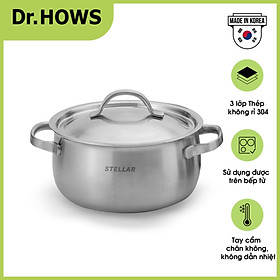 Mua Nồi nấu Inox 3 lớp Dr.Hows Stella Casserole