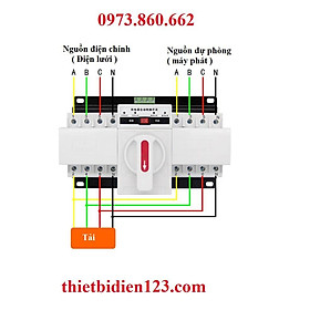Mua Bộ chuyển nguồn tự động ATS 4P 63A