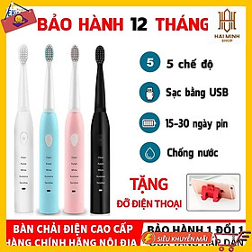 Mua Bàn Chải Điện Tự Động Đánh Răng 5 Chế Độ