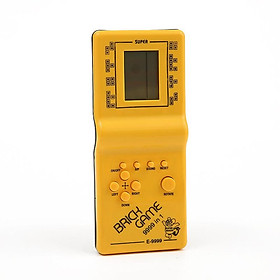 Máy chơi game cầm tay cổ điển Tetris Trò chơi Trò chơi Trò chơi Trò chơi với âm nhạc phát lại âm nhạc Retro Children Pleasure Games Người chơi Màu sắc: Orange