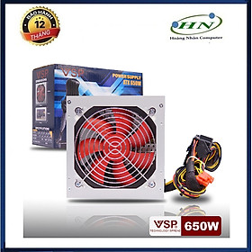 Mua Nguồn VSP 650W Full Box HOANGNHAN (Kèm Dây Nguồn) - Hàng Chính Hãng