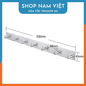 Móc Treo Đồ, Treo Khăn Nhà Tắm, Phòng Ăn Dán Tường Inox 304