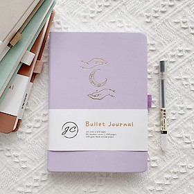 Sổ Tay Bullet Journal Cao Cấp 150GSM, giấy dot grid, caro - sổ làm bujo giấy dày tương tự Notebook Therapy, Kuma Station