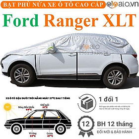 Bạt phủ nửa nóc xe Ford Ranger XLT vải dù 3 lớp