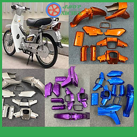 Bộ Vỏ Nhựa Dream nhiều màu hot , Dàn áo dream hàng cao cấp sơn cực chuẩn màu theo xe