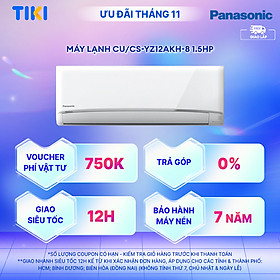 Mua Điều hòa Panasonic Inverter CU/CS-YZ12AKH-8 - 1.5HP - Hai chiều - Lọc không khí bụi mịn tới 99%