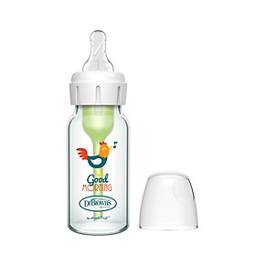 Bình sữa thủy tinh Dr.Brown's Options Plus cổ thường 120ml