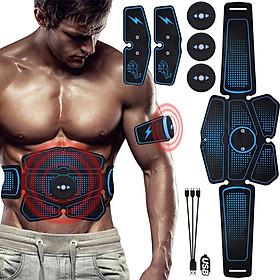 Rung Động Cơ Máy Kích Thích Massage EMS Bụng Hông Huấn Luyện Electrostimulator Mực Giảm Cân Giảm Béo Toàn Thân Abs Tập Thể Hình Tại Nhà