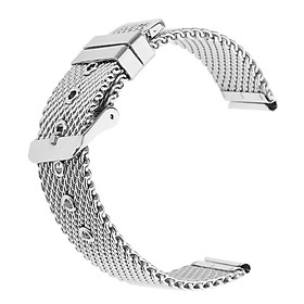 Men Women Stainless Steel  Watch Band Link Bracelet Wrist Strap 20mm
