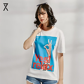 ÁO THUN NỮ IN YES RELAX WTS 4086