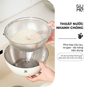 Mua BỘ RỔ CHẬU INOX 304 GUME GM-DR0025 25CM hàng chính hãng