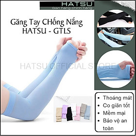 Găng tay chống nắng HATSU-LSL xỏ ngón - bảo vệ tay khỏi tia UV lên đến 90% đã được kiểm chứng - dành cho cả nam và nữ