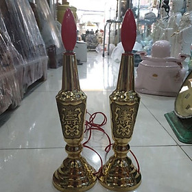 Mua Cặp đèn đồng cao 31cm