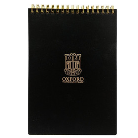 Sổ Lò Xo Oxford Đen A5 Topbinding 80'S - D131A5