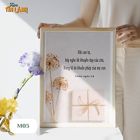Mua Tranh Tường in lời Chúa  20x30cm  - Quà Tặng Ngày Của Mẹ