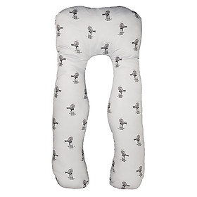 Gối Ôm Chữ U Cho Bà Bầu - Kích Cỡ 140x75cm, Giúp Mẹ Bầu Ngủ Ngon, Đỡ Bị Đau Lưng, Chuột Rút - Nhiều Họa Tiết Lựa Chọn