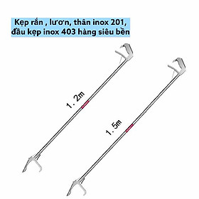 Gậy bắt rắn/cây bắt rắn cao cấp gấp gọn tiện lợi 1m2 